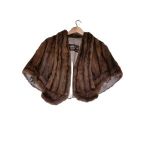 Vintage The Higbee Company Fur Cape